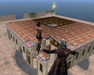 Building the Odeion of Pericles in Second Life